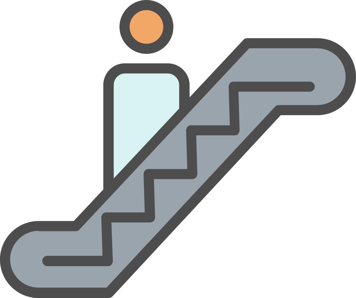 Escalator Vector Icon