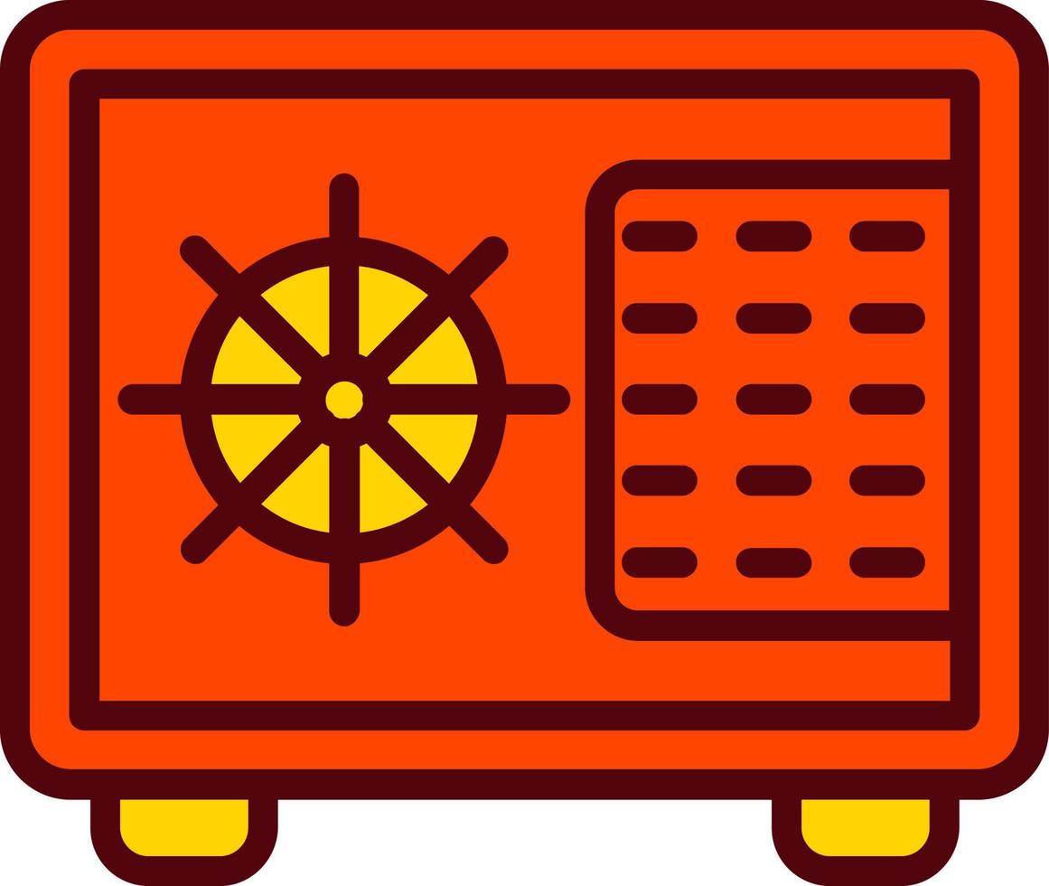 Safe Box Vector Icon