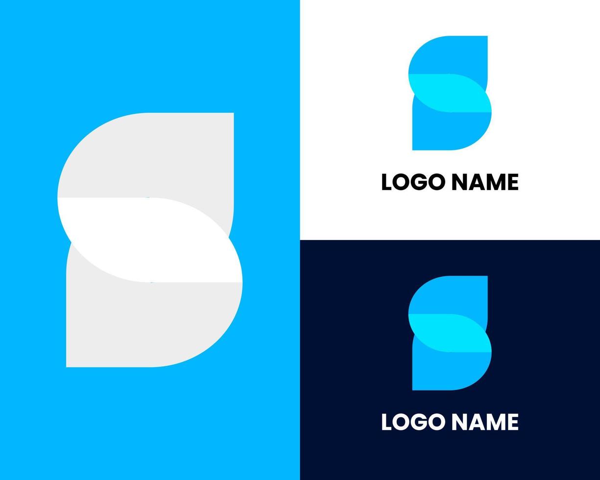 Letter S logo icon design template elements vector