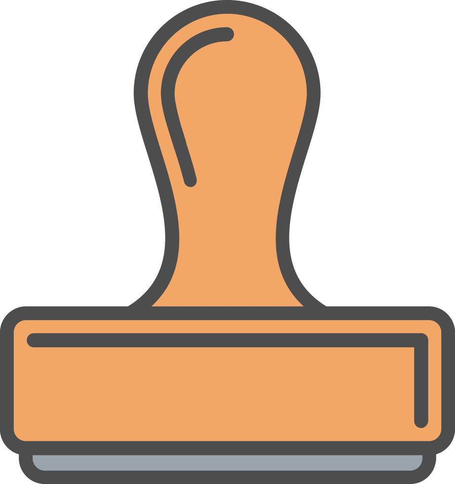 Rubber Stamp Vector Icon