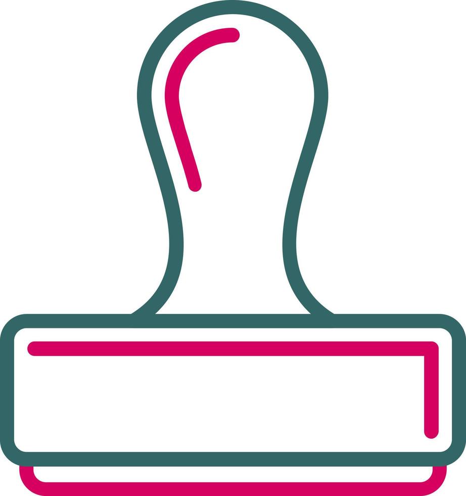 Rubber Stamp Vector Icon