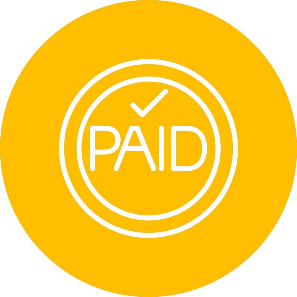 Paid Vector Icon