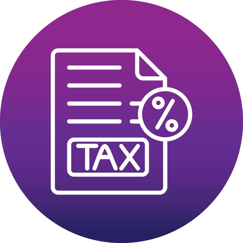 Tax Vector Icon