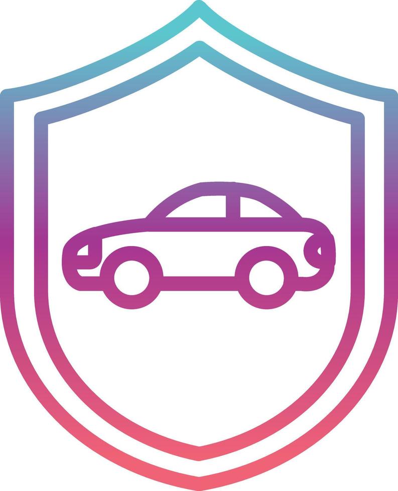 Car Insurance Vector Icon