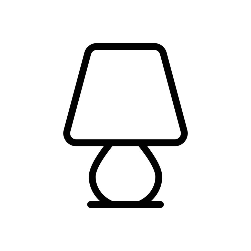 Lamp Vector Icon Electronics Line  EPS 10 file