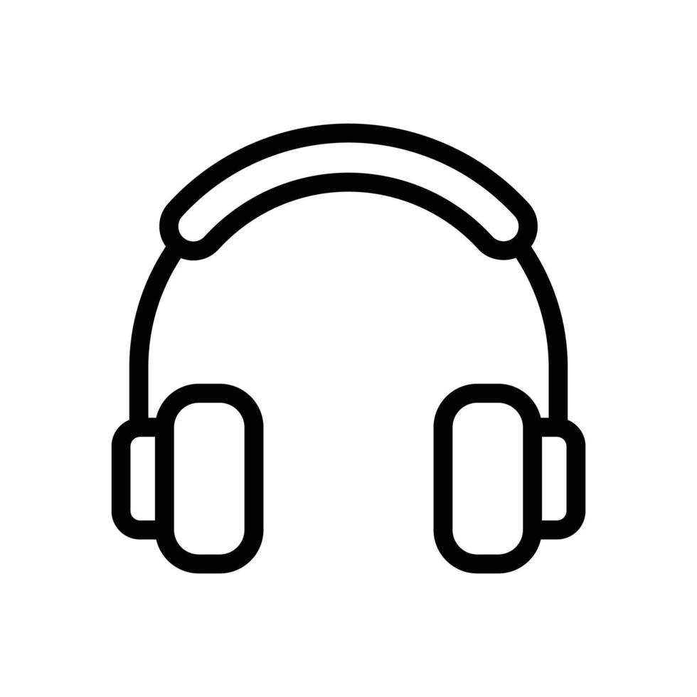 Head Phone Vector Icon Electronics Line  EPS 10 file