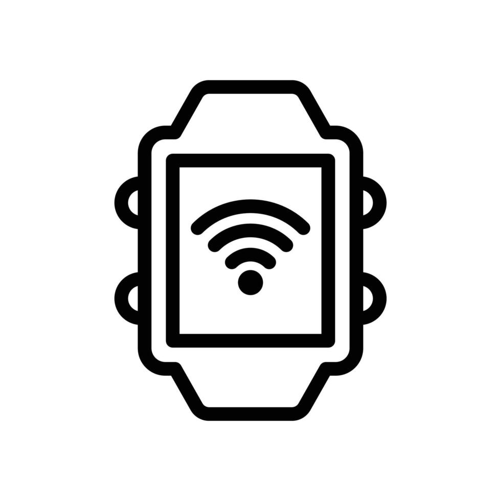 Smart Watch Vector Icon Electronics Line  EPS 10 file