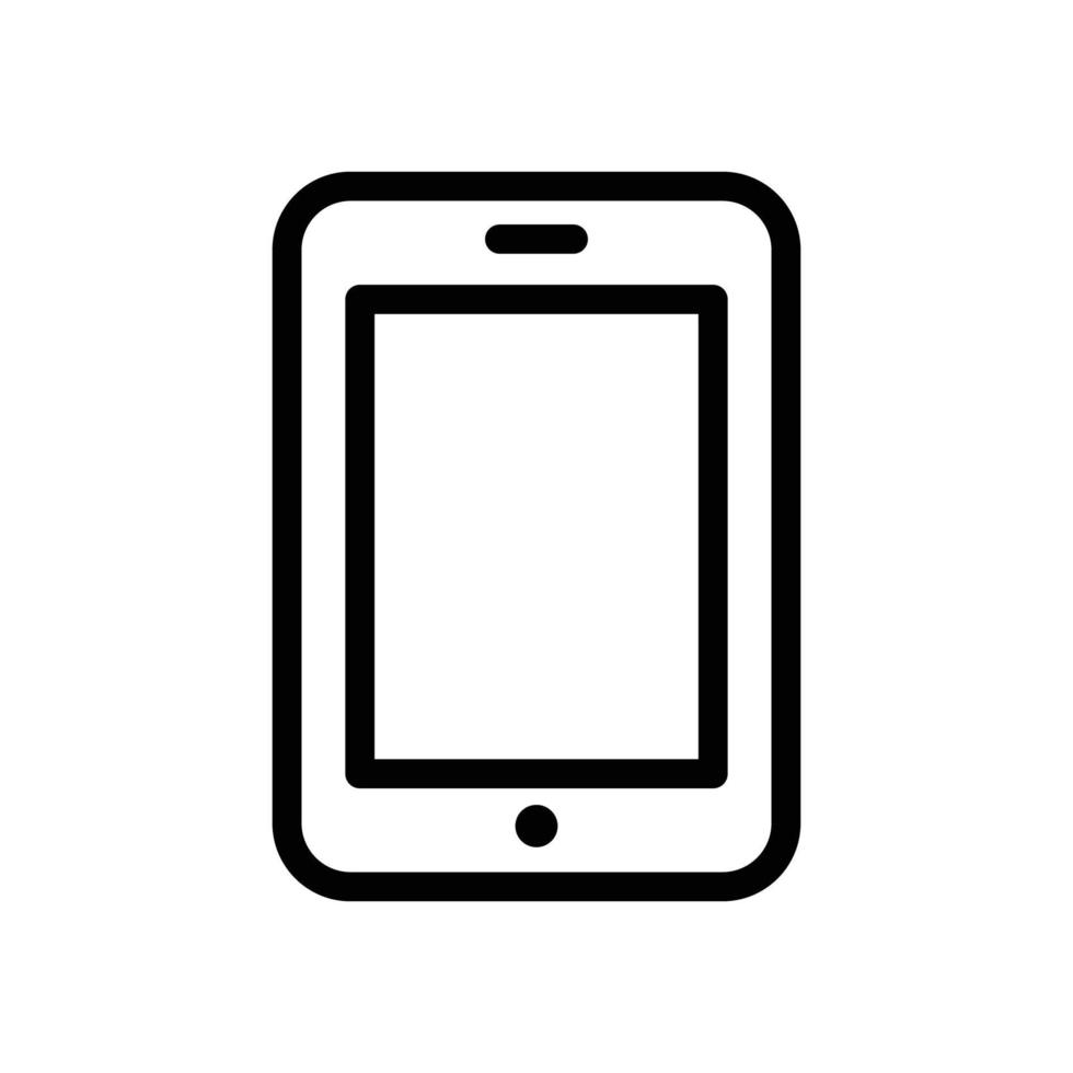 Mobile Phone Vector Icon Electronics Line  EPS 10 file