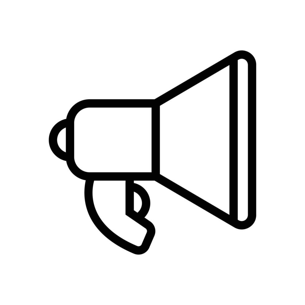 Megaphone Vector Icon Electronics Line  EPS 10 file