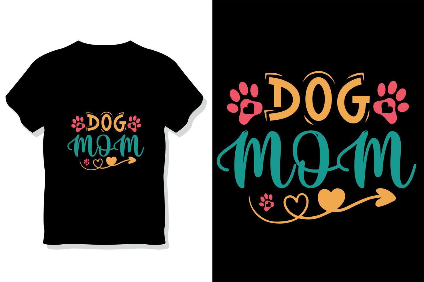 dog typography t shirt design vector