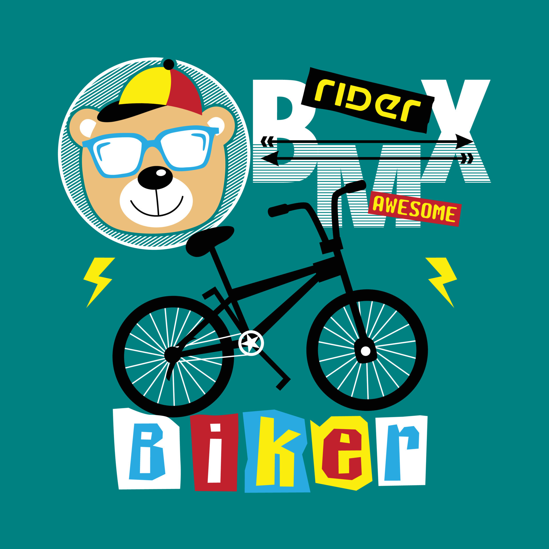 bear and bmx rider funny animal cartoon 17127700 Vector Art at Vecteezy bear and bmx rider funny animal cartoon 17127700 Vector Art at Vecteezy