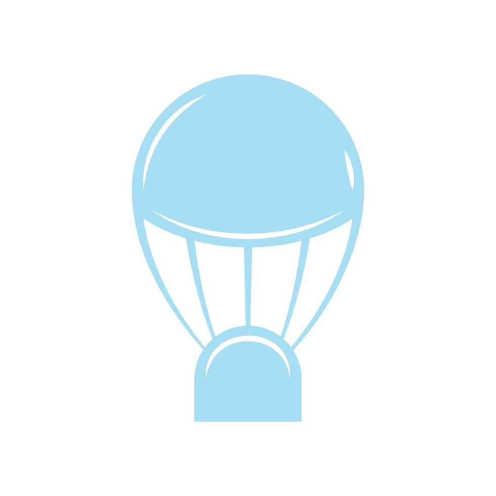 Parachute logo icon design and symbol skydiving vector