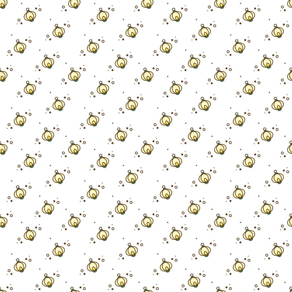 Flashlight pattern2. Seamless pattern with cute flashlight. Cartoon color vector illustration.