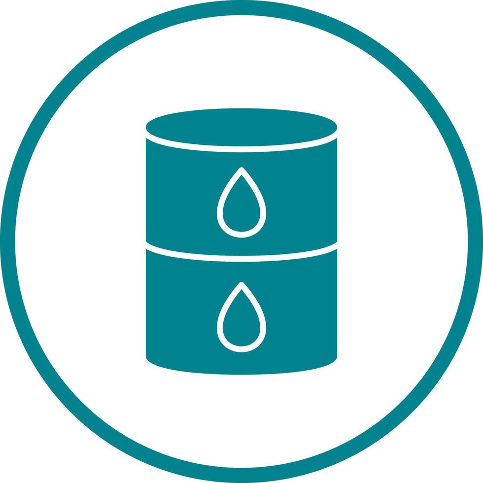 Oil Barrel Vector Icon