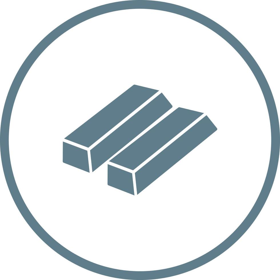 Gold Bars Vector Icon