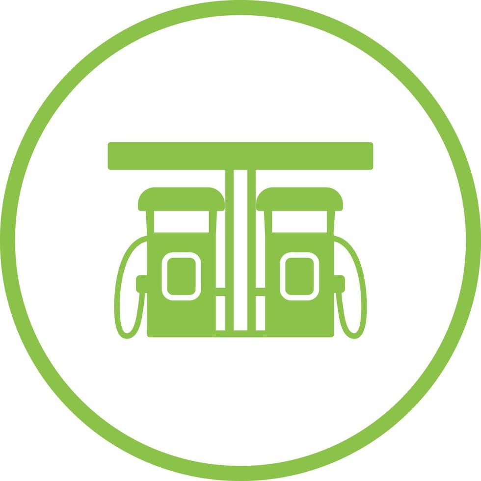 Petrol Station Vector Icon