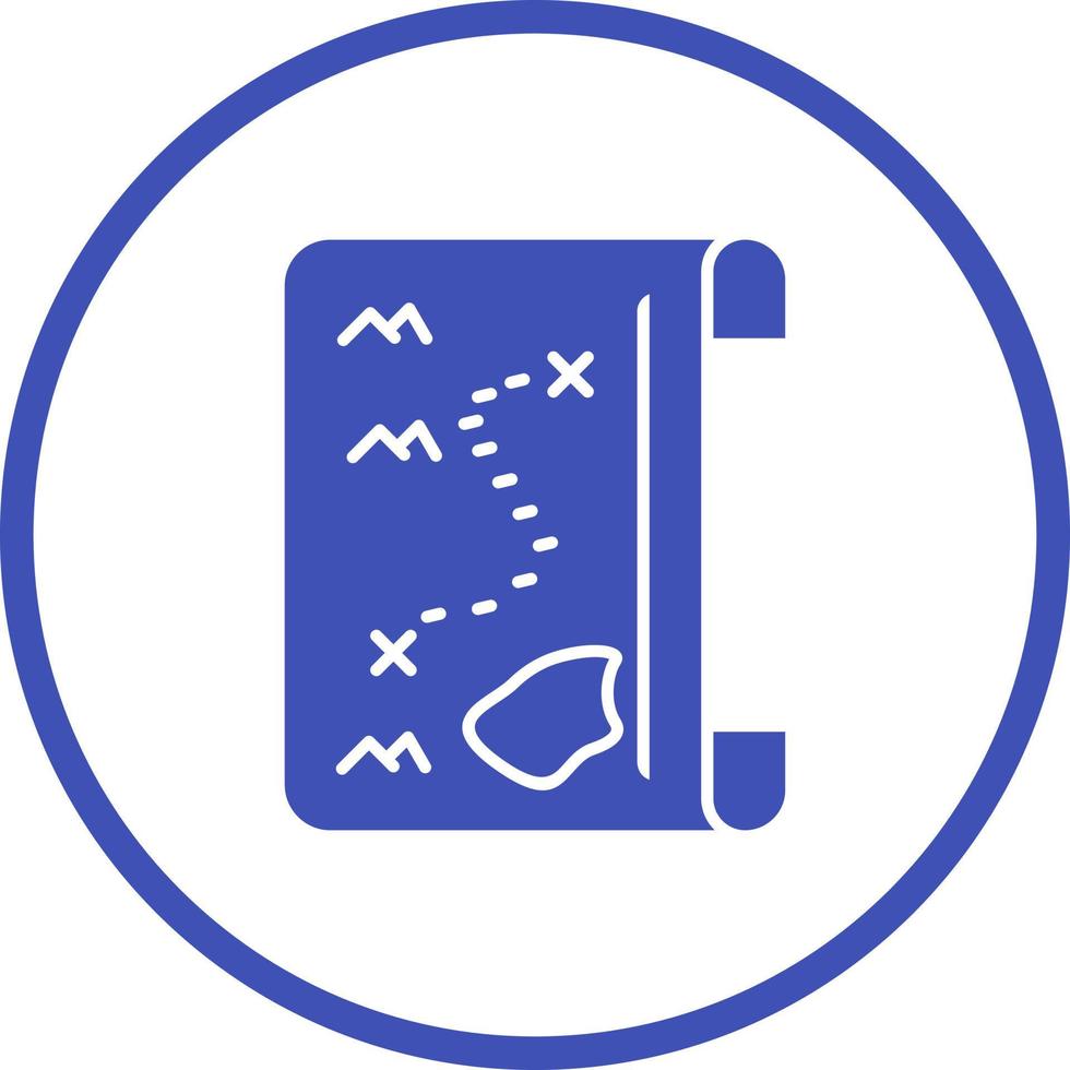 Pirate Map Vector Icon