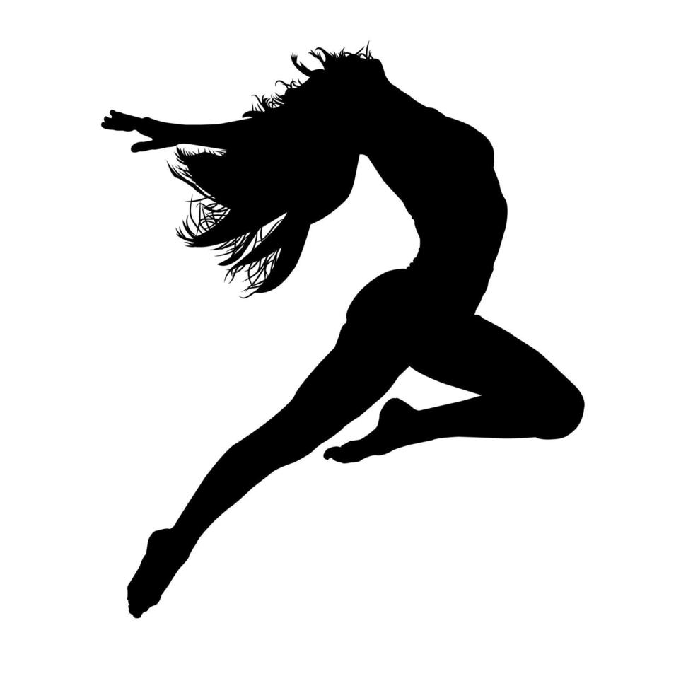 girl in ballet jump080123 vector