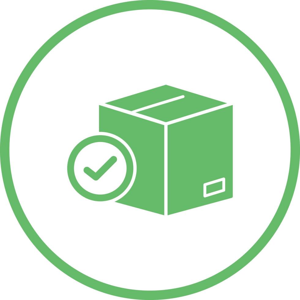 Package Delivered Vector Icon