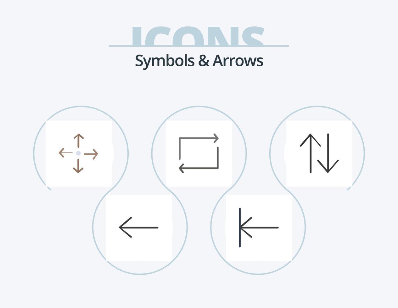 Symbols and Arrows Flat Icon Pack 5 Icon Design. . arrow. . change vector