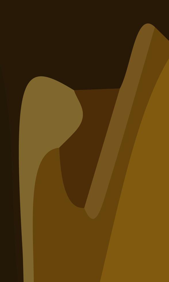 Aesthetic brown abstract background with copy space area. Suitable for poster and banner vector