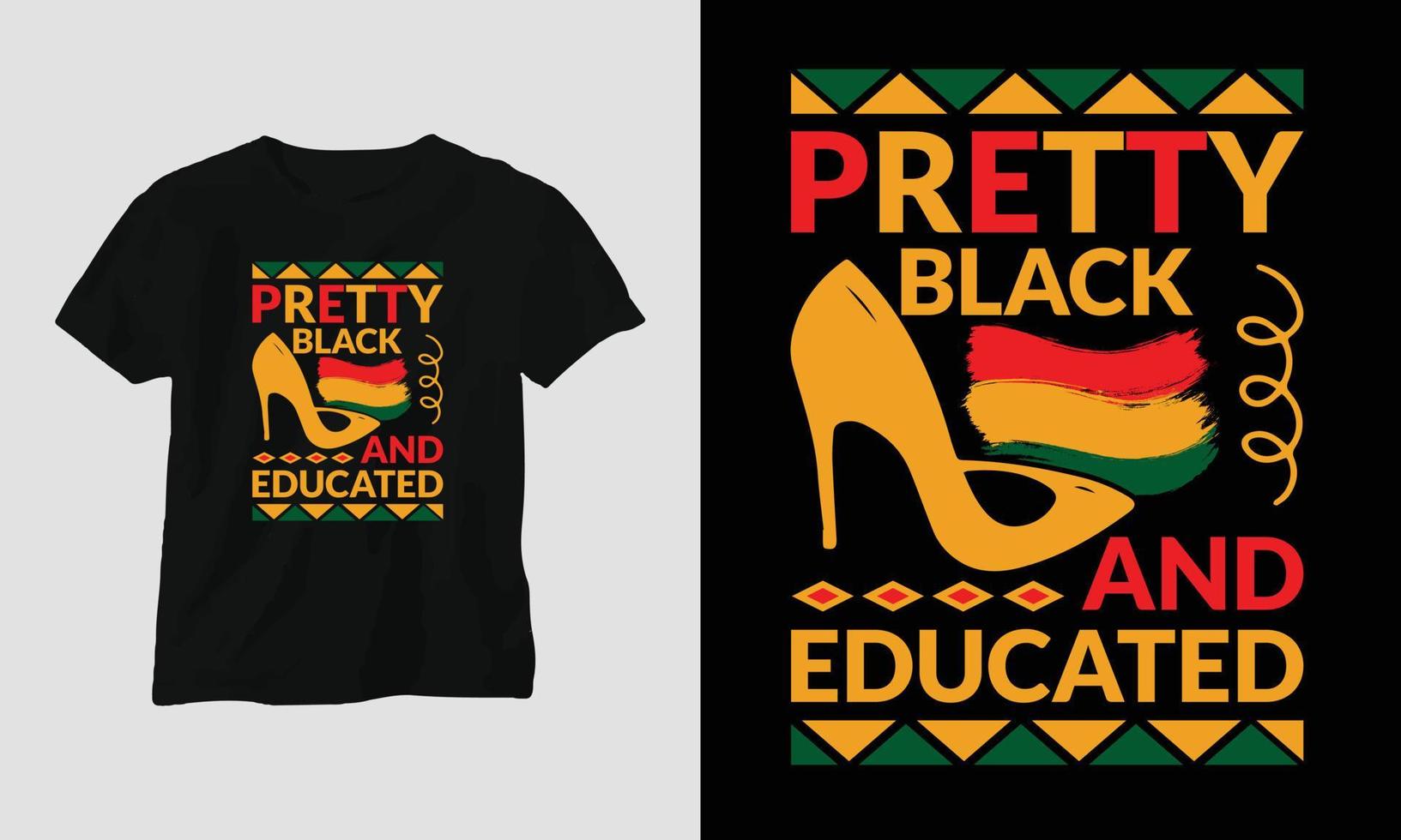 Black History Month T-shirt and apparel design. Vector print, typography, poster, emblem, festival