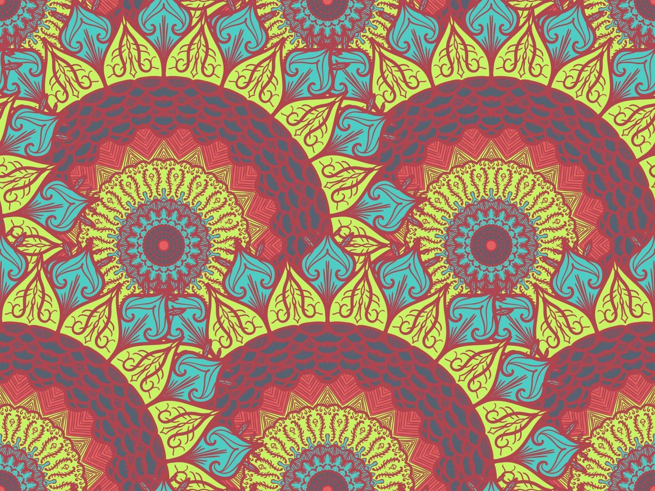Mandala Seamless Pattern vector