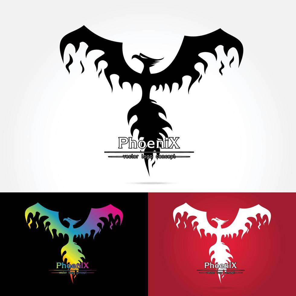 elegant Phoenix Logo vector