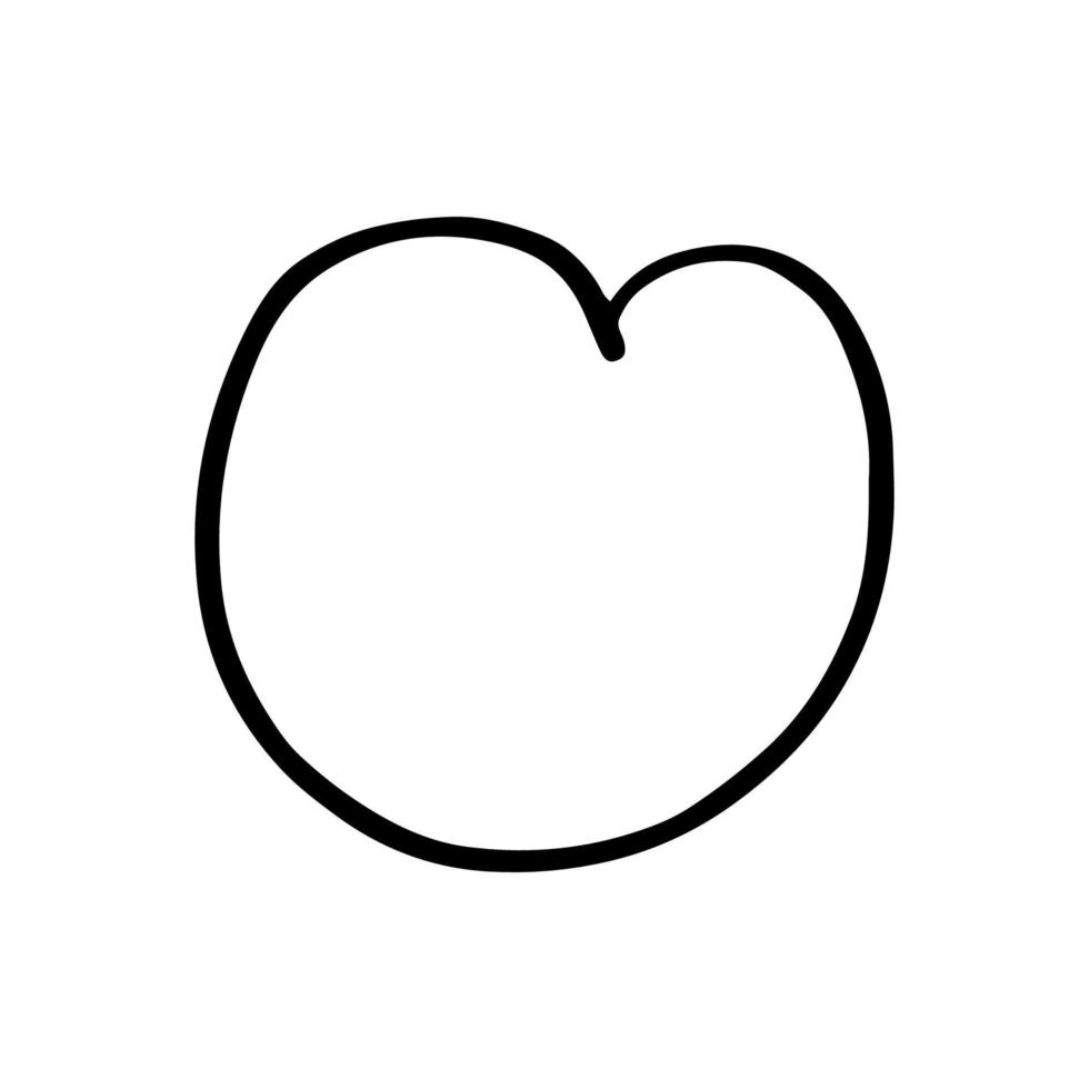 icono de vector de corazón dibujado en una línea. ilustración para el día de san valentín.