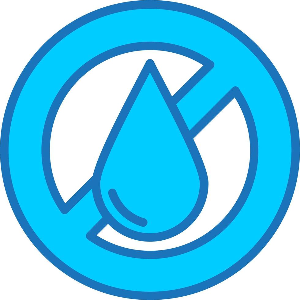 No Liquid Vector Icon