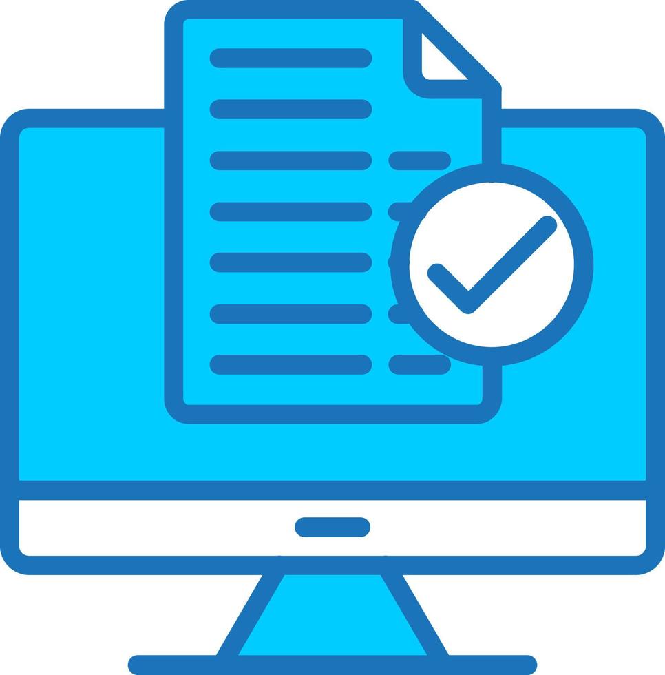 icono de vector de documentación en línea