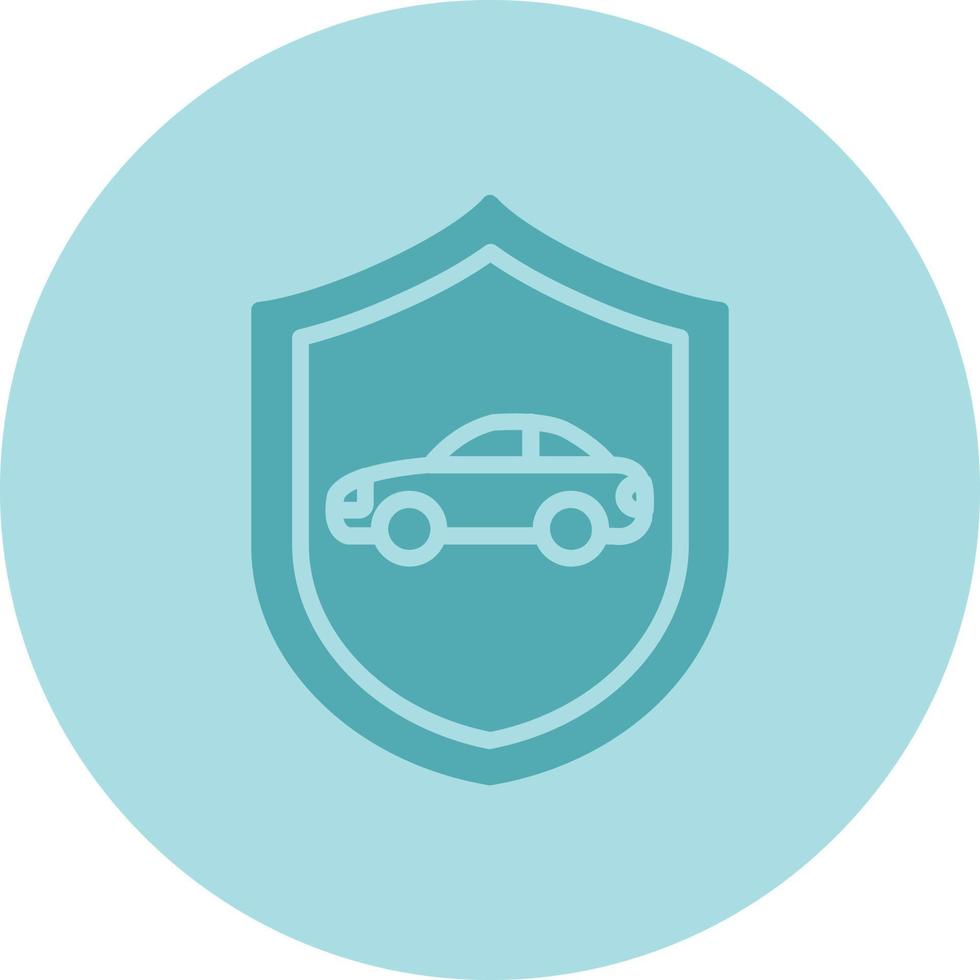 Car Insurance Vector Icon