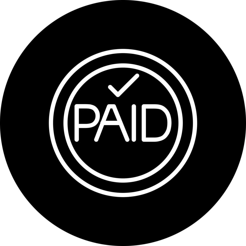 Paid Vector Icon