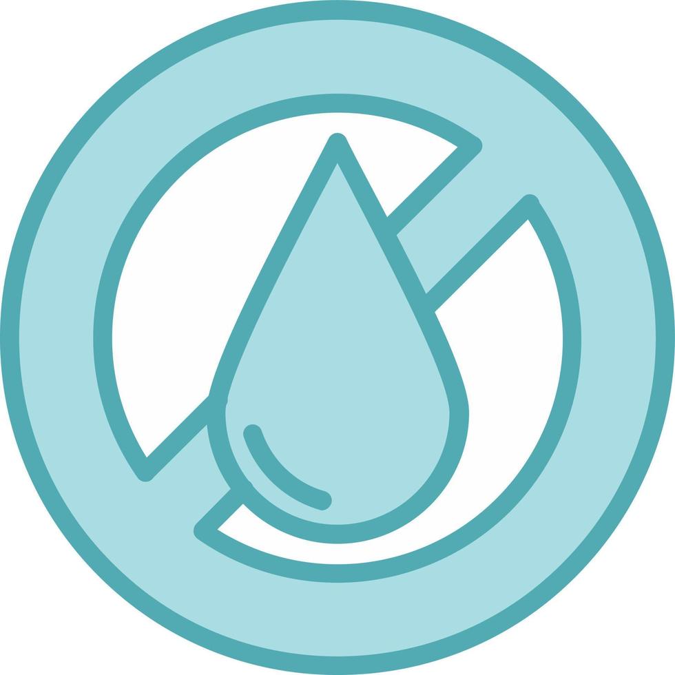 No Liquid Vector Icon