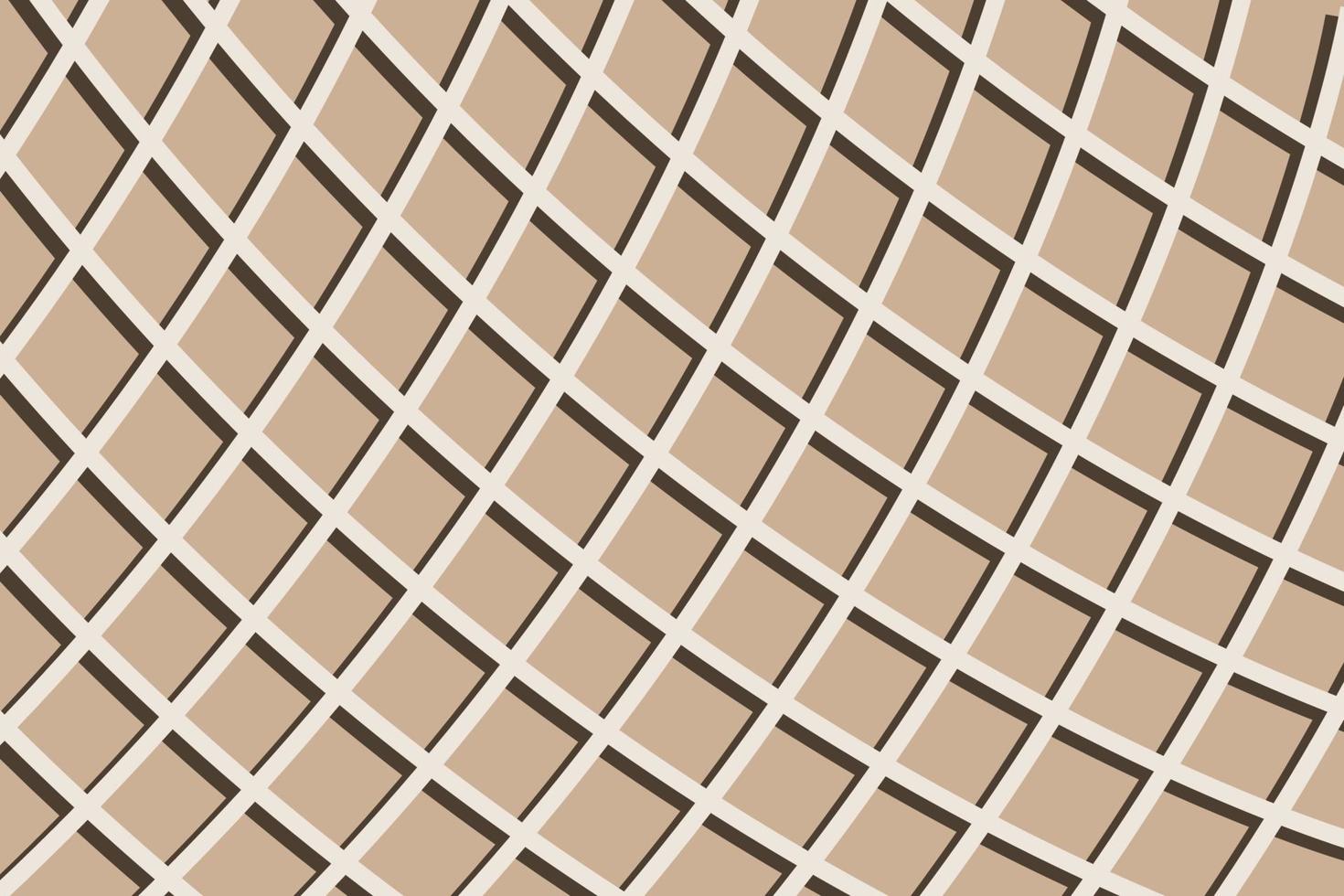 brown crispy waffle background with shadow vector