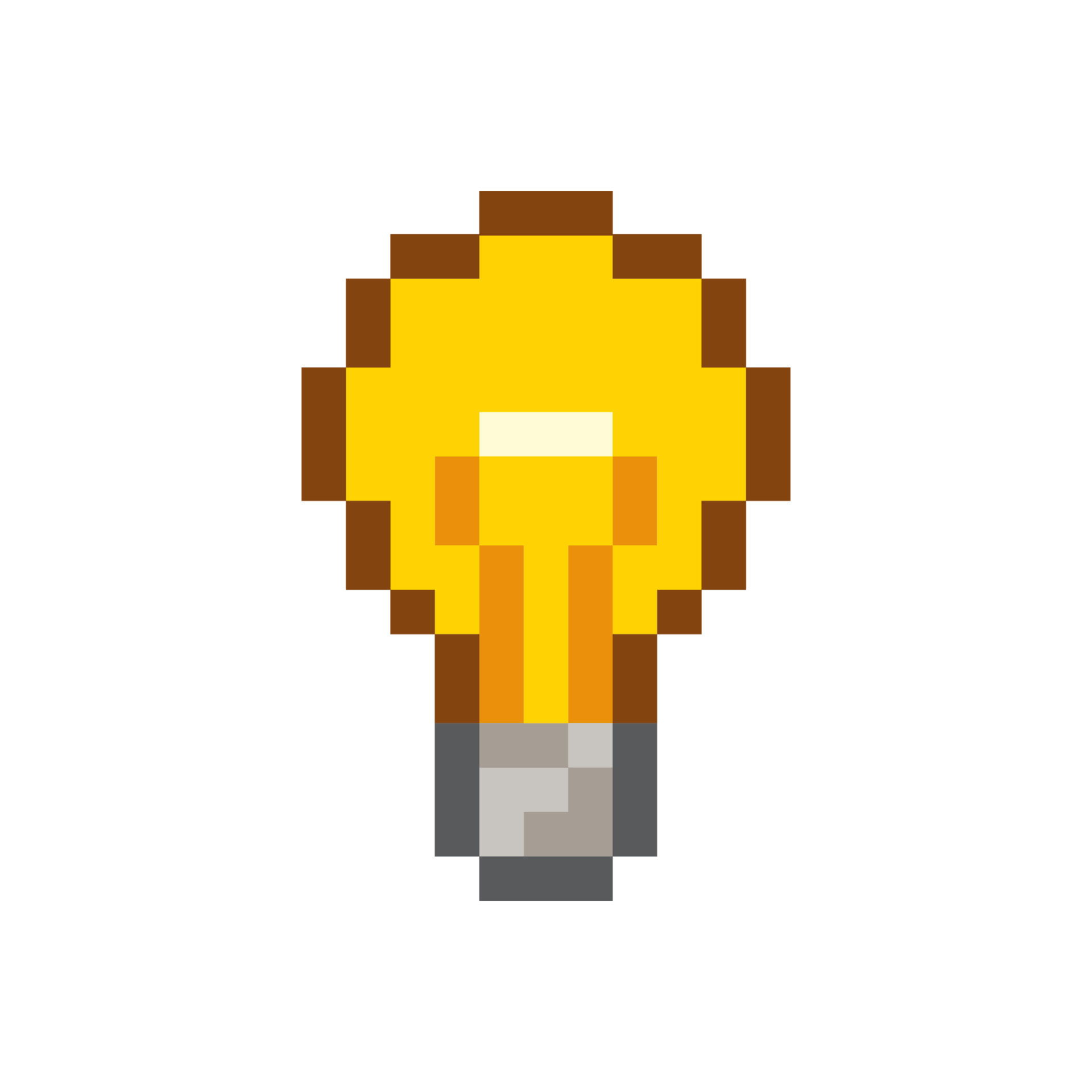 Billy ged Bygge videre på sidde light bulbs pixel art vector 17133650 Vector Art at Vecteezy