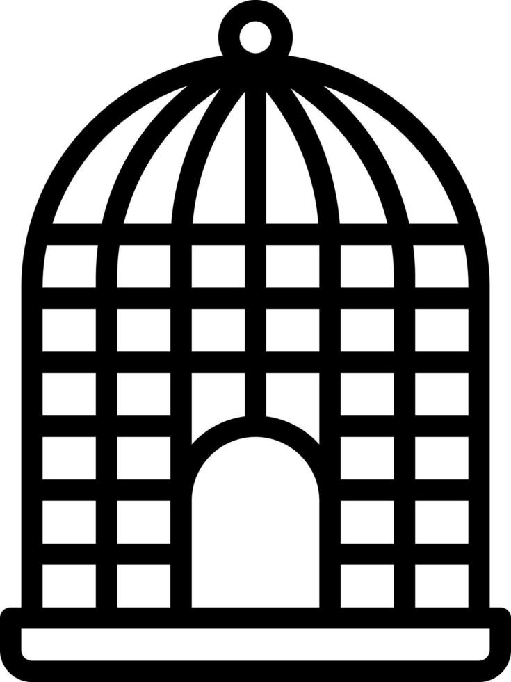 line icon for cage vector