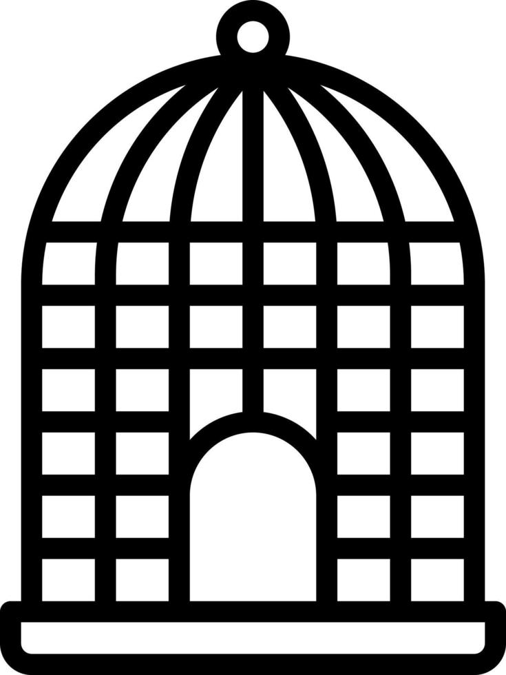 line icon for cage vector