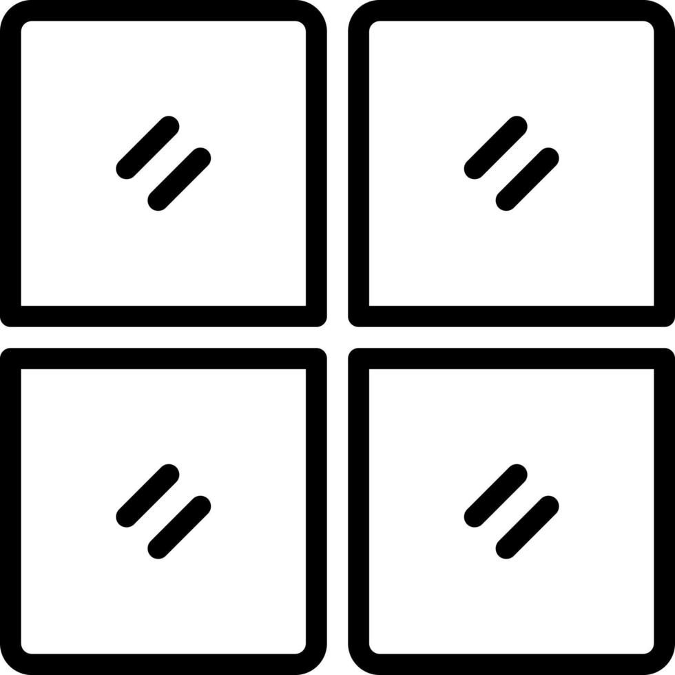 line icon for sections vector