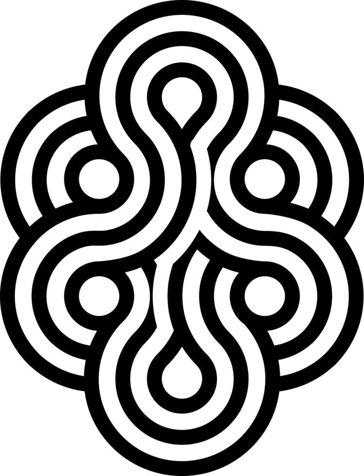 line icon for endless vector