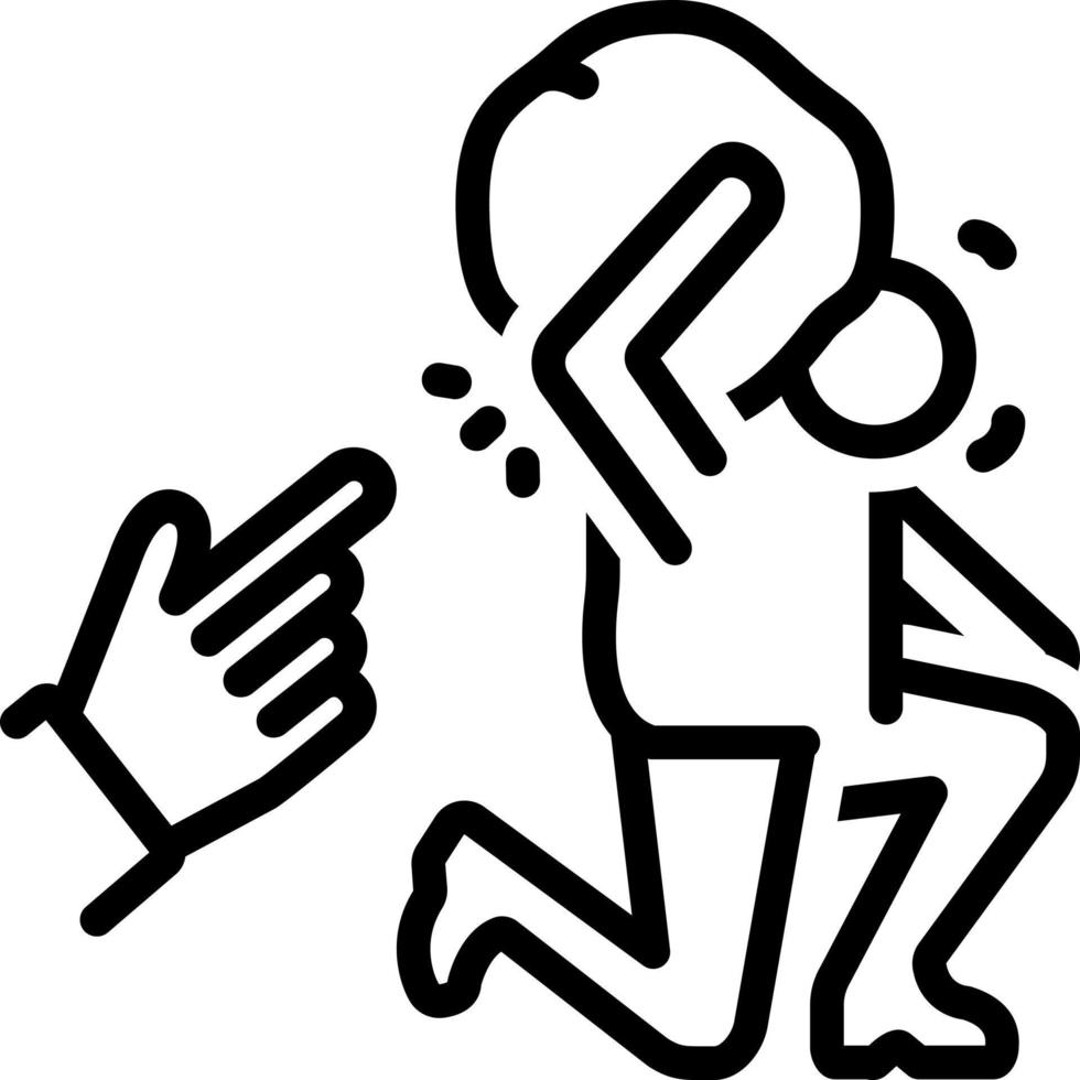 line icon for impose vector