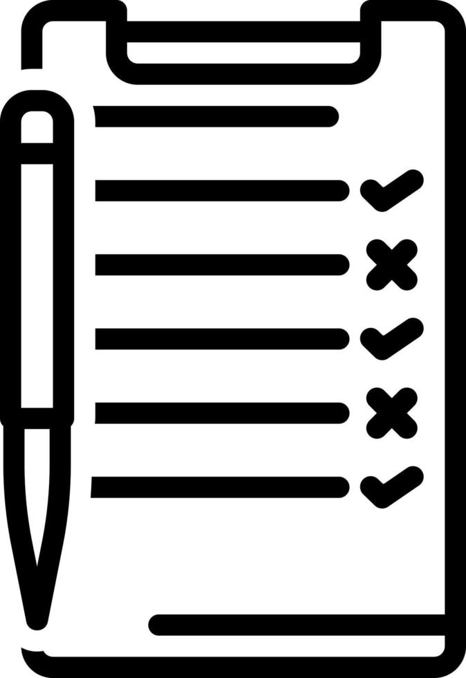 line icon for corrected vector