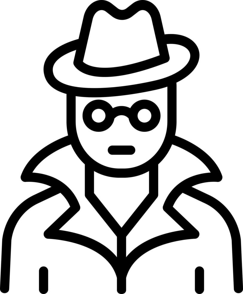 line icon for spies vector
