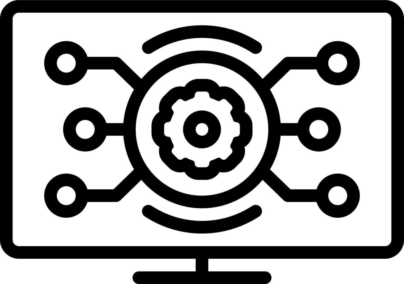 line icon for featuring vector