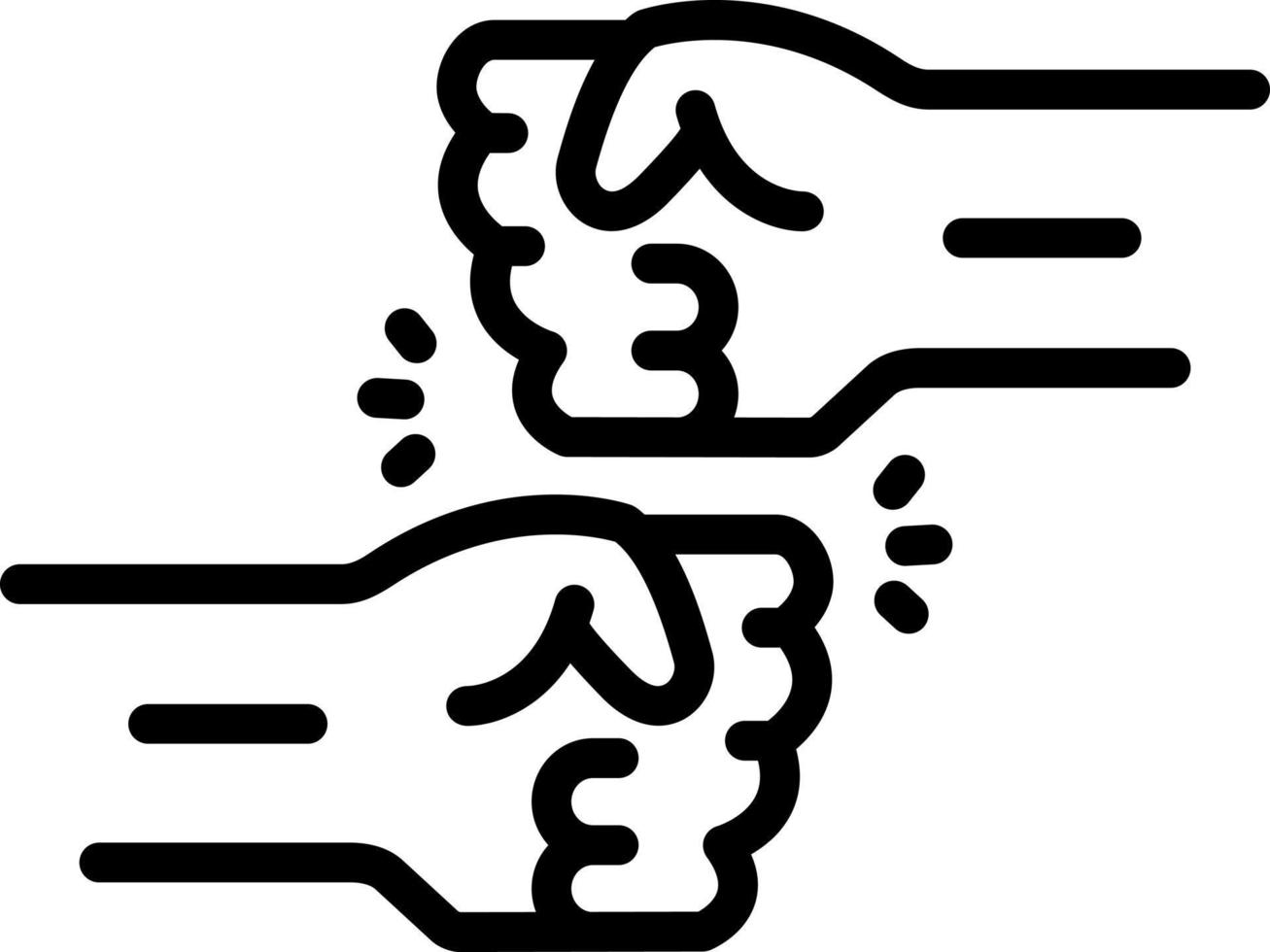 line icon for agreed vector