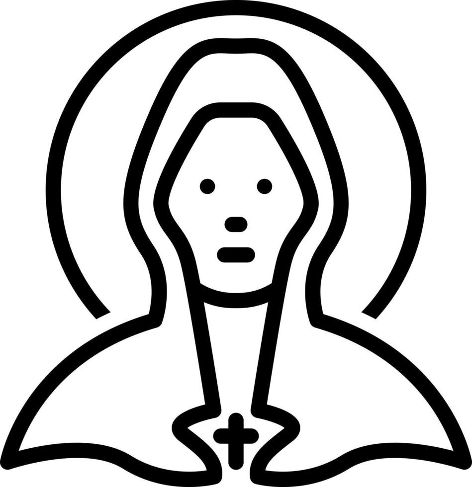 line icon for christina vector