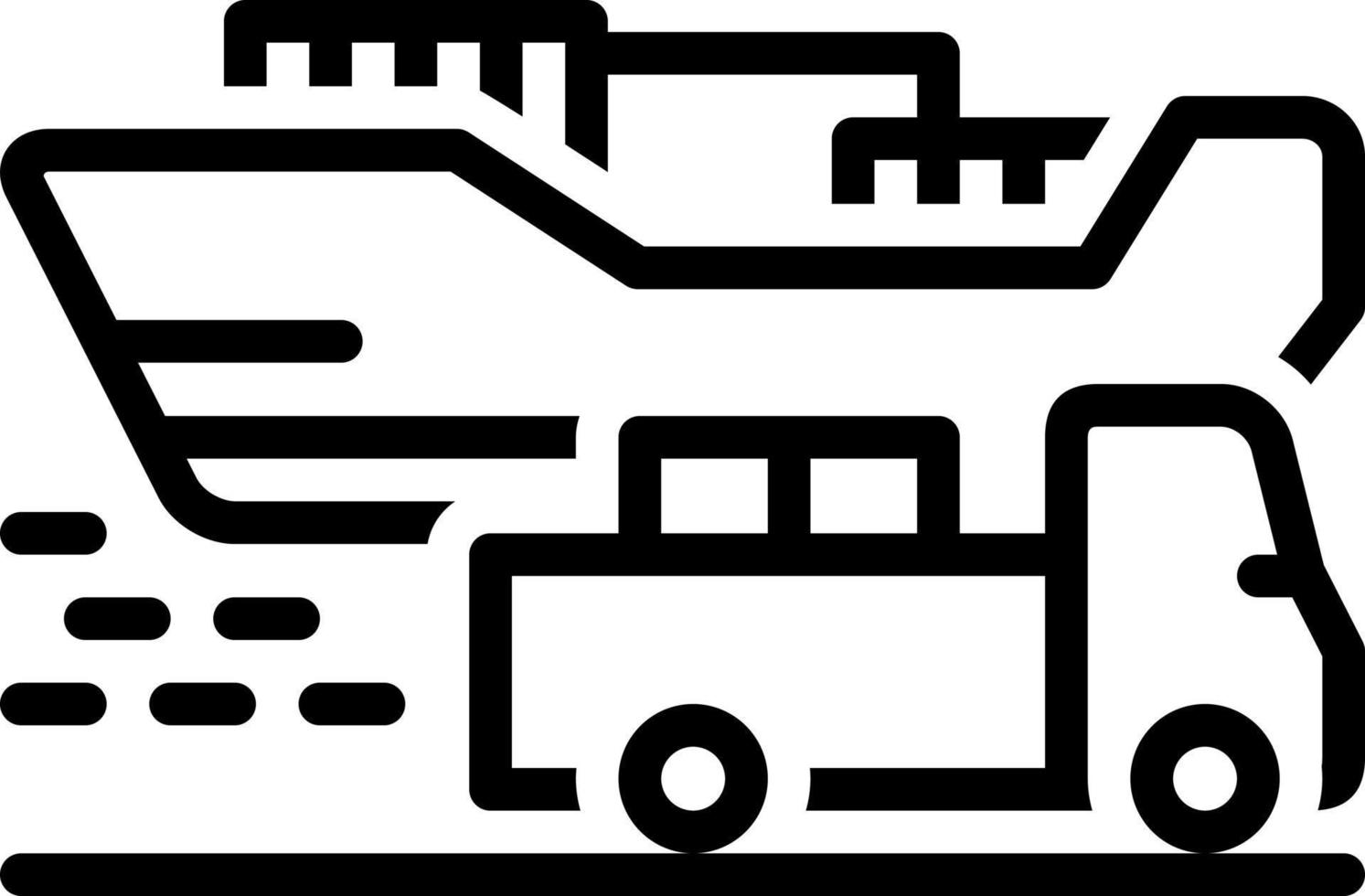 line icon for import vector