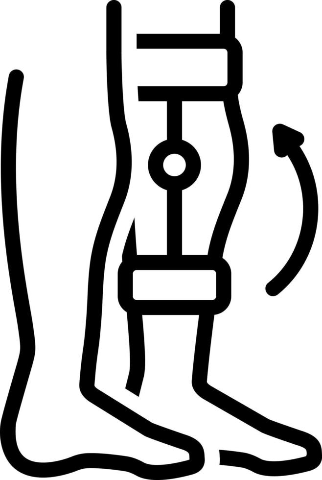 line icon for rehabilitation vector