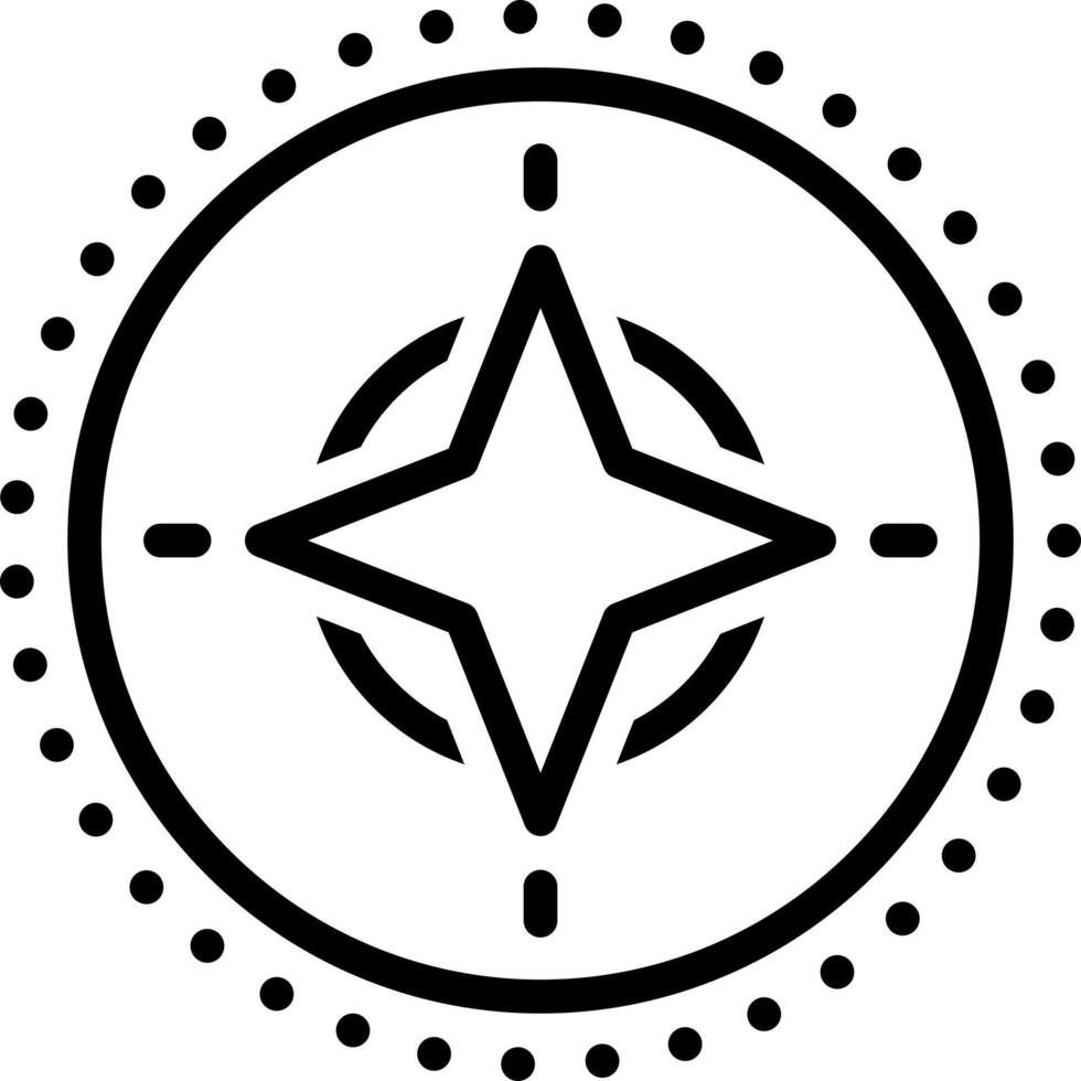 line icon for nato vector