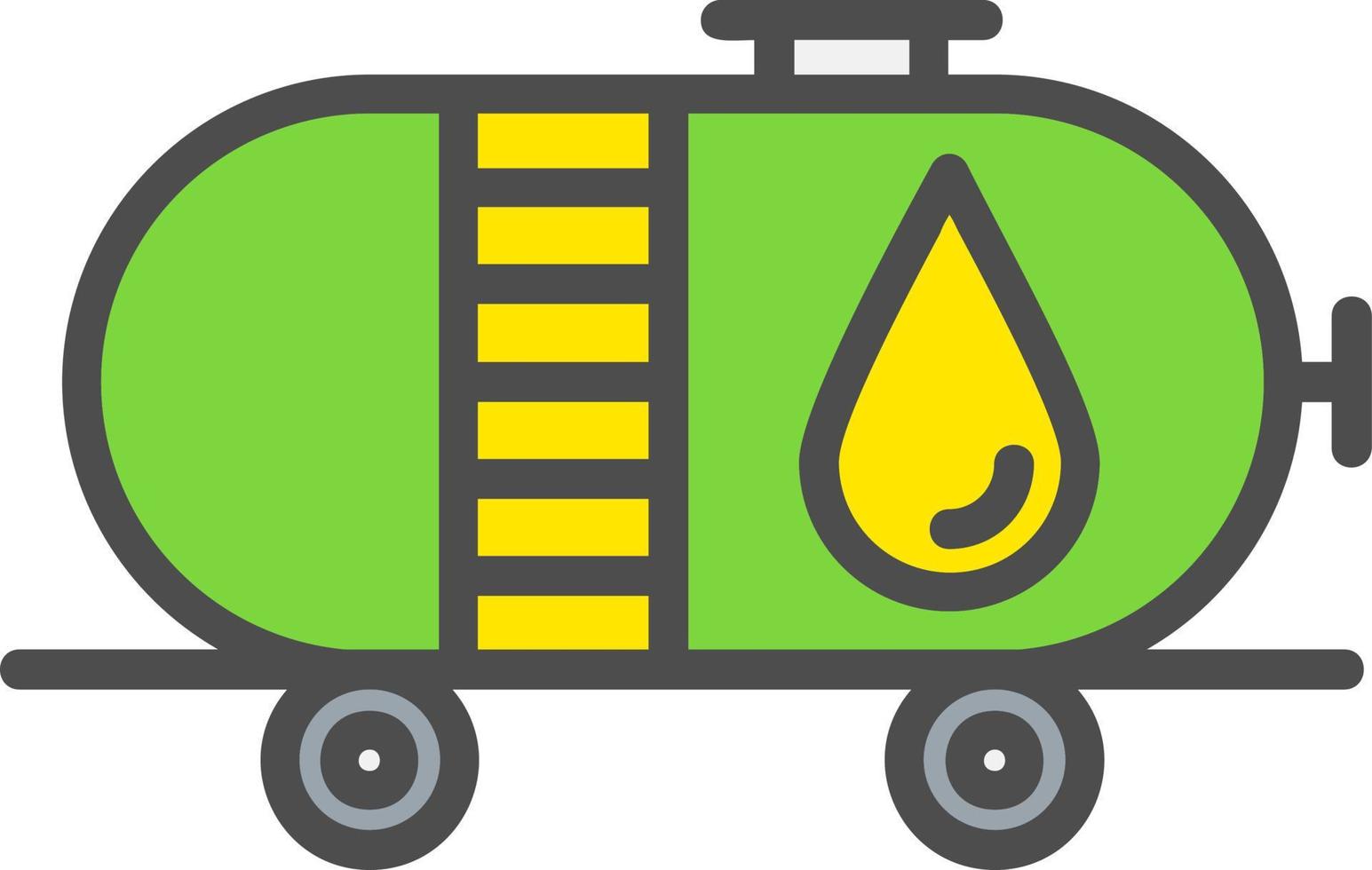 icono de vector de tanque de aceite